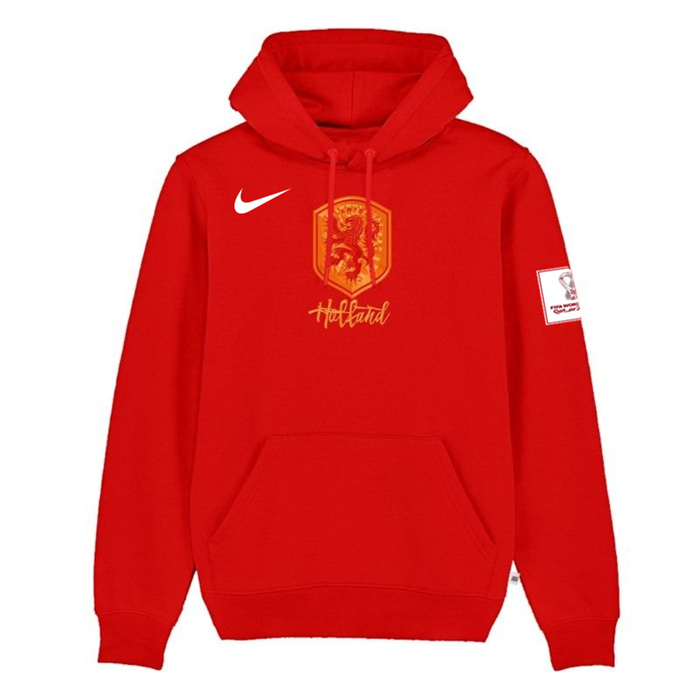 Men's Netherlands FIFA World Cup Soccer Hoodie Red