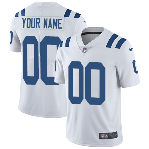 Youth Indianapolis Colts ACTIVE PLAYER Custom White Vapor Untouchable Limited Stitched Jersey