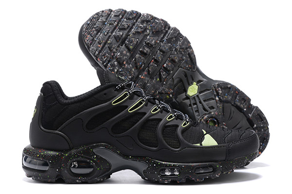 Men's Hot Sale Running Weapon Air Max TN Black Shoes 0215