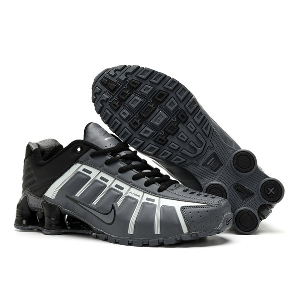 Men's Running Weapon Shox NZ Shoes Grey/Black 008