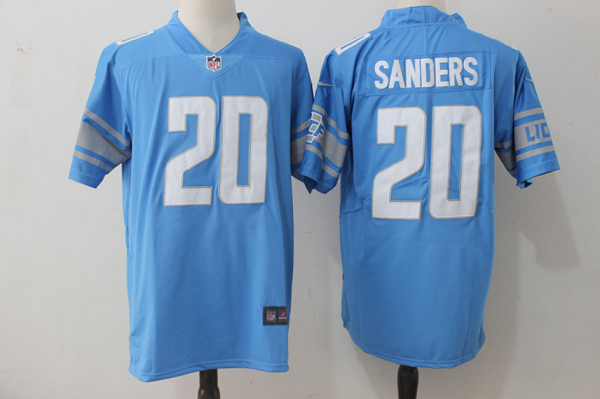 Youth Detroit Lions #20 Barry Sanders Blue Vapor Untouchable Limited Stitched Jersey