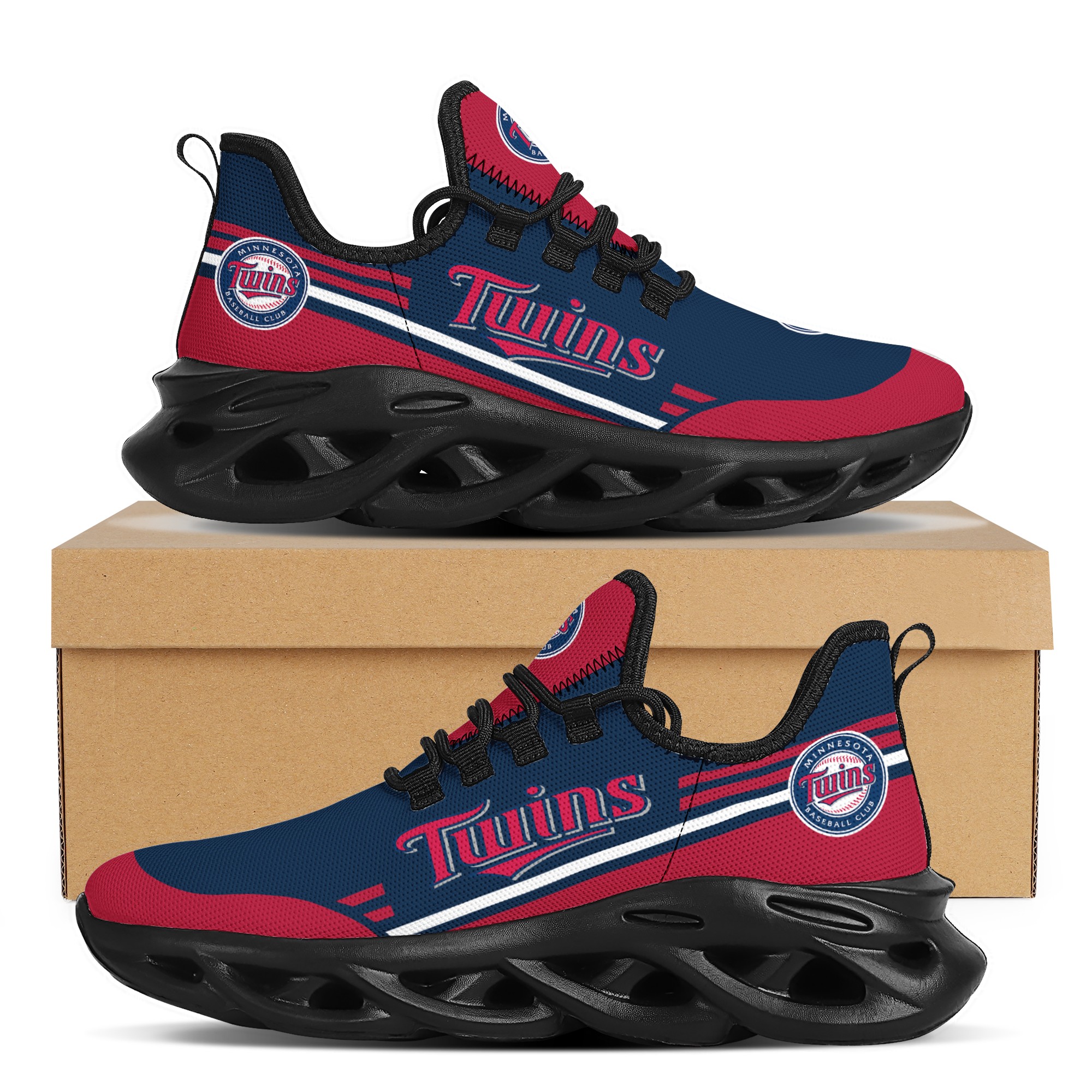 Men's Minnesota Twins Flex Control Sneakers 001