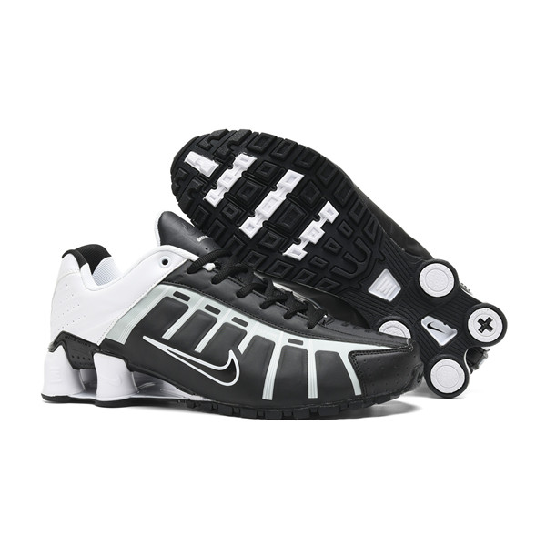 Men's Running Weapon Shox NZ Shoes White/Black 003