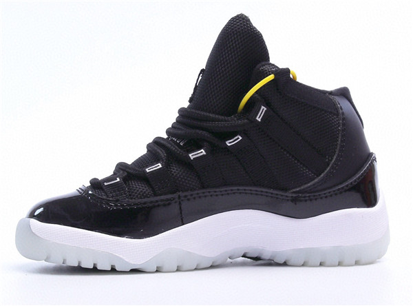 Youth Running Weapon Air Jordan 11 Black Shoes 012