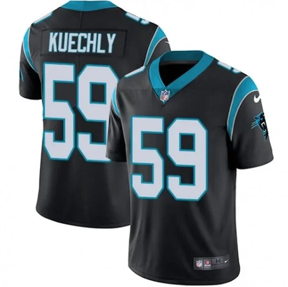 Youth Carolina Panthers #22 Christian McCaffrey Black Vapor Untouchable Limited Stitched NFL Jersey