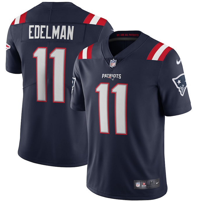 Youth New England Patriots #11 Julian Edelman New Navy Vapor Untouchable Stitched NFL Jersey
