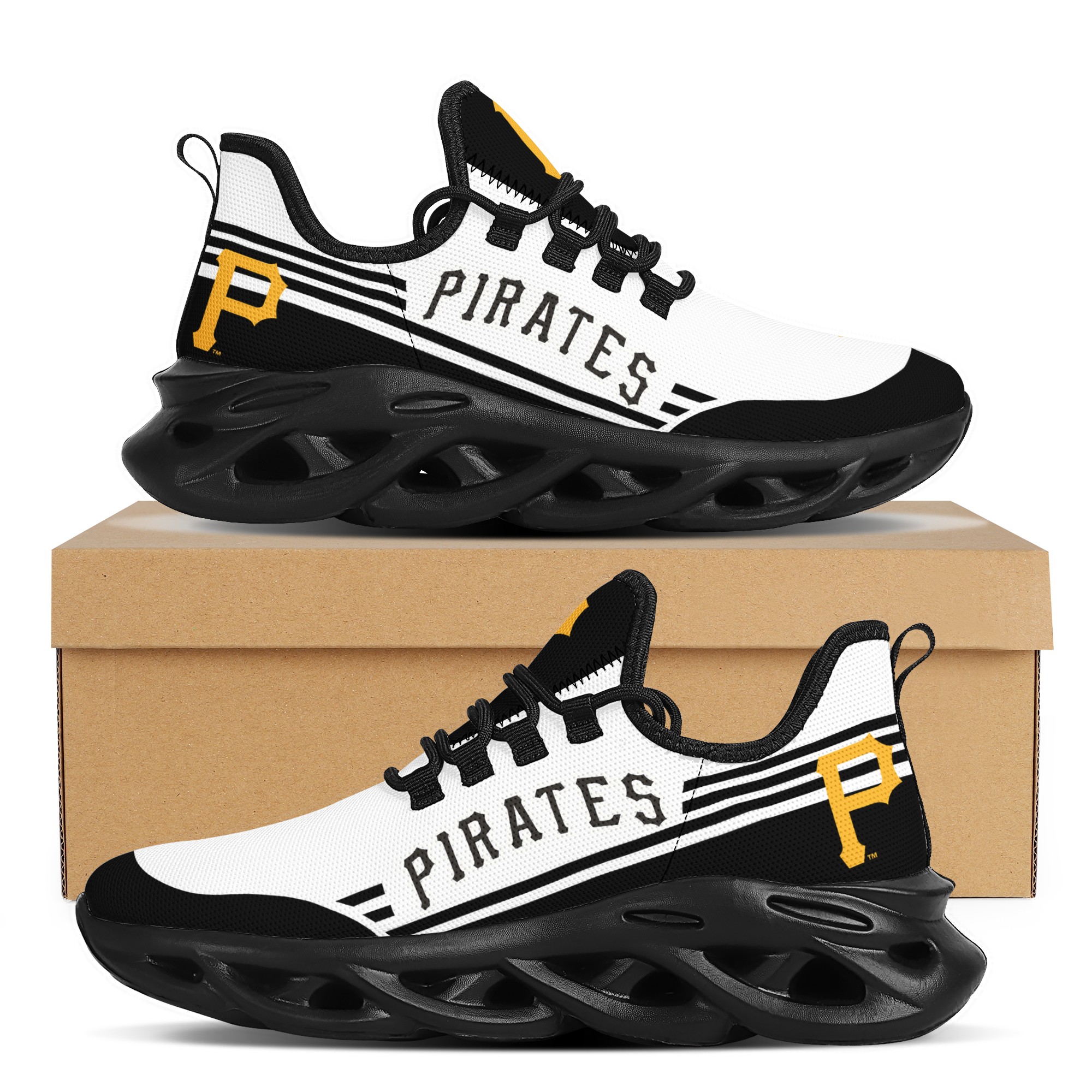 Men's Pittsburgh Pirates Flex Control Sneakers 001