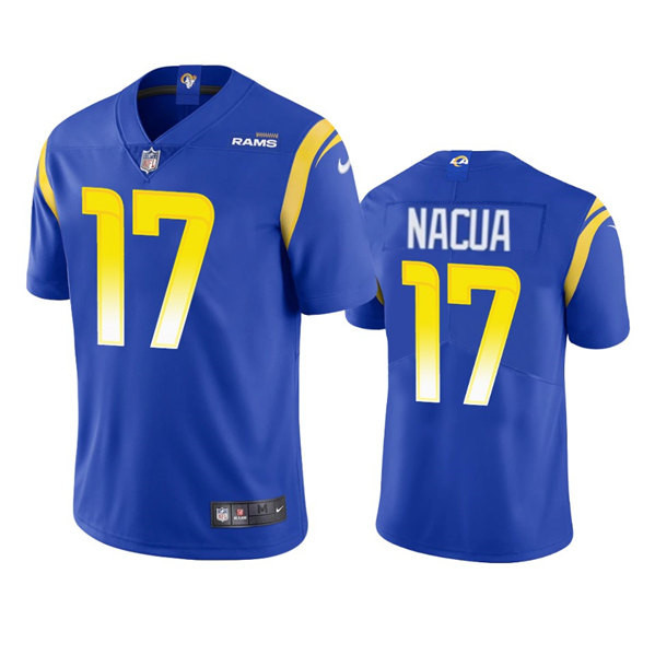 Youth Los Angeles Rams #17 Puka Nacua Blue Vapor Untouchable Limited Stitched Jersey