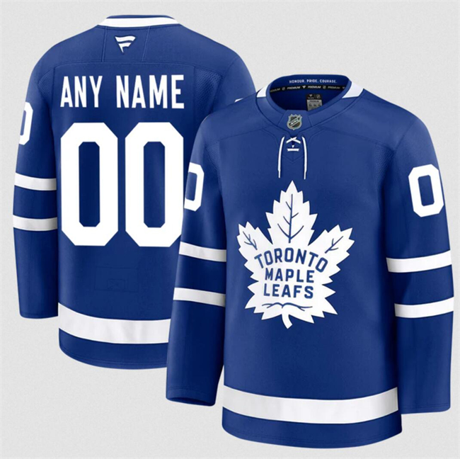 Men's Toronto Maple Leafs ACTIVE PLAYER Custom Blue 2024-25 Home Stitched Hockey Jersey