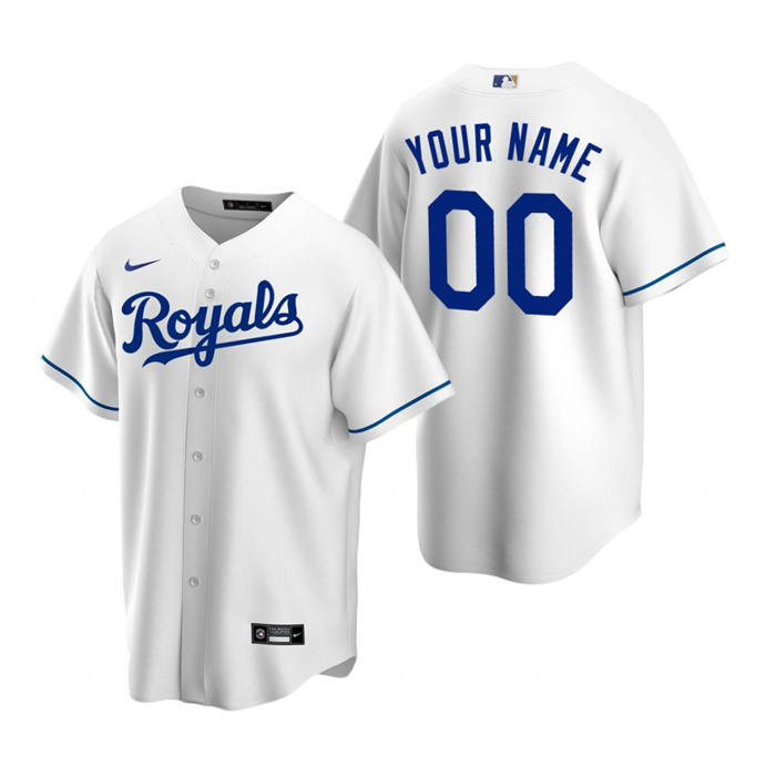Youth Kansas City Royals Active Player Custom White Cool Base Stitched Baseball Jersey