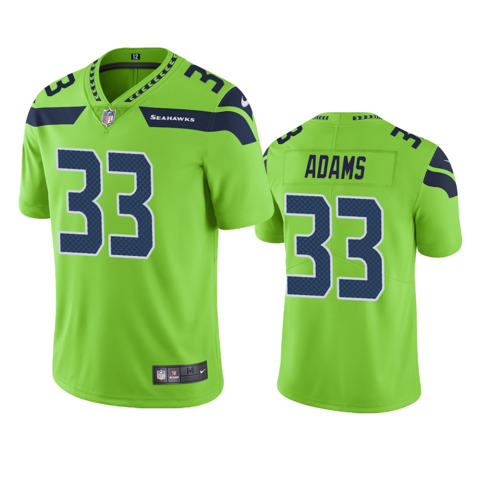 Youth Seattle Seahawks #33 Jamal Adams Green Vapor Untouchable L Limited Stitched NFL Jersey