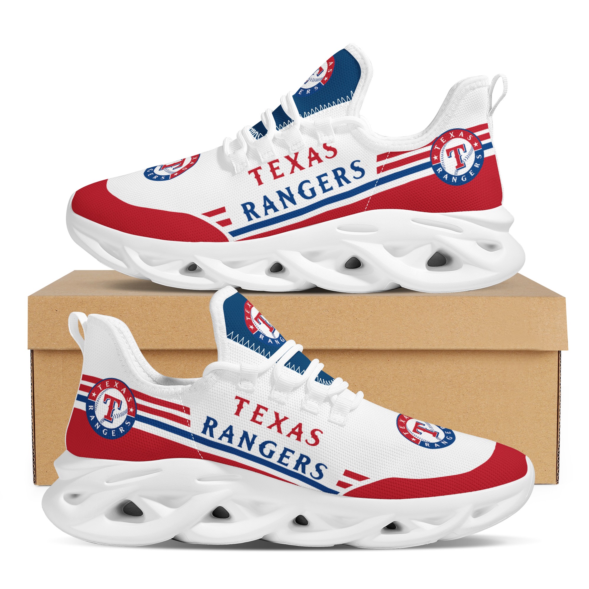 Men's Texas Rangers Flex Control Sneakers 002