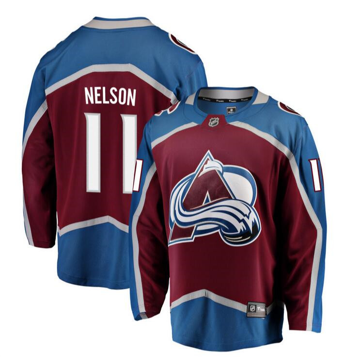 Men's Colorado Avalanche #11 Brock Nelson Burgundy 2024-25 Home Stitched Jersey Men's Colorado Avalanche #11 Brock Nelson Burgundy 2024-25 Home Stitched Jersey