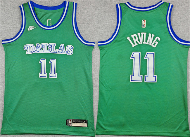 Youth Dallas Mavericks #11 Kyrie Irving Green2025/26 Classic Edition Stitched Basketball Jersey
